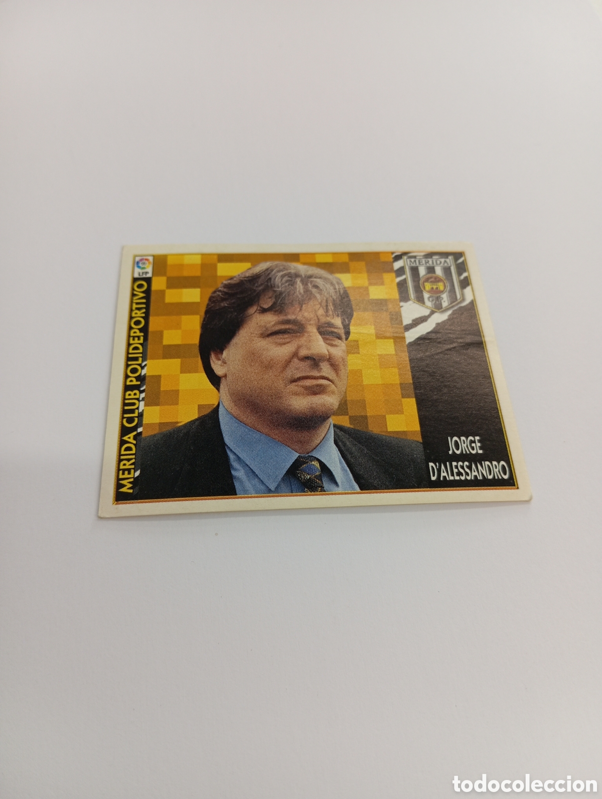 Cromos de Futebol: ENTRENADOR D'ALESSANDRO M&eacute;rida Liga Este 1997 1998 NUEVO SIN PEGAR 97 98