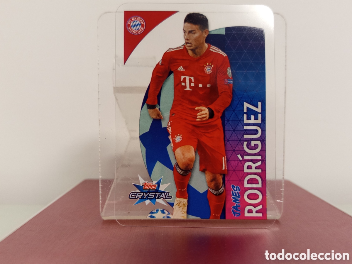 Cromos de F&uacute;tbol: ❇️ CROMO ⚽ JAMES RODR&Iacute;GUEZ BAYERN DE MUNICH 18 19 2018 2019 UEFA CHAMPIONS LEAGUE TOPPS CRYSTAL ❇️