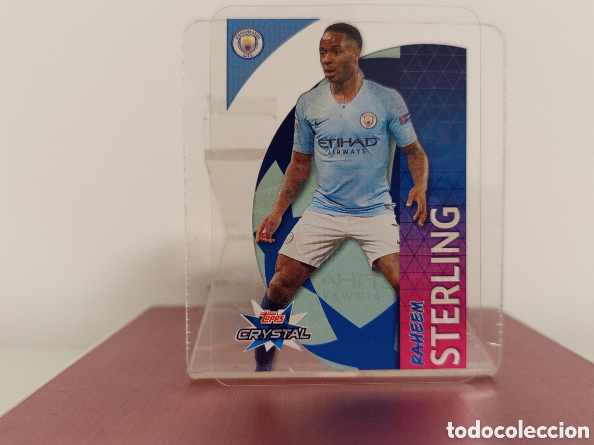 Cromos de F&uacute;tbol: ❇️ CROMO ⚽ STERLING MANCHESTER CITY 18 19 2018 2019 UEFA CHAMPIONS LEAGUE TOPPS CRYSTAL ❇️