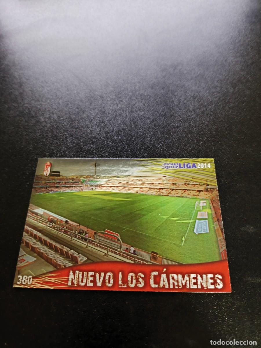 Cromos de F&uacute;tbol: 380 LOS CARMENES BRILLO LISO GRANADA MUNDICROMO LIGA 2013 2014 13 14 NO PANINI ESTE