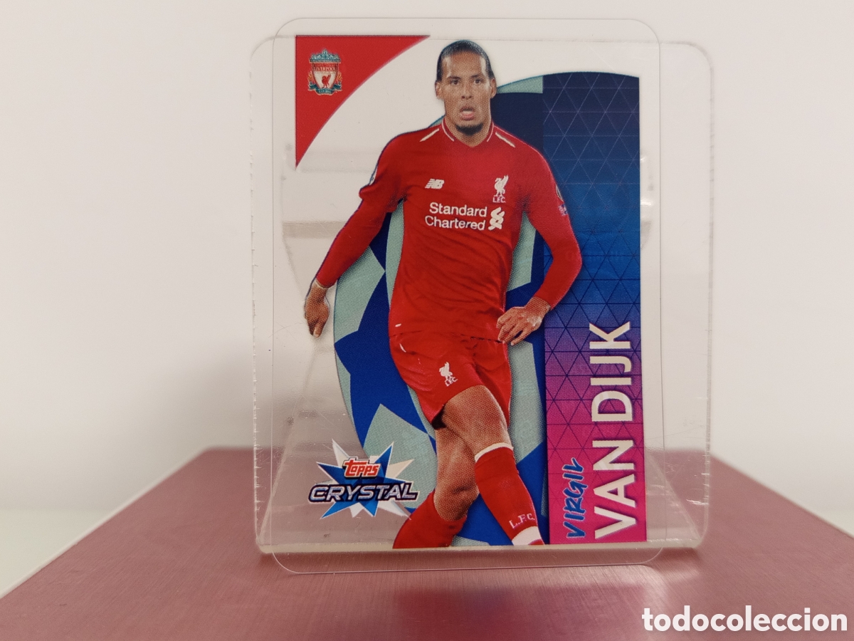 Cromos de F&uacute;tbol: ❇️ CROMO ⚽ VAN DIJK LIVERPOOL 18 19 2018 2019 UEFA CHAMPIONS LEAGUE TOPPS CRYSTAL ❇️