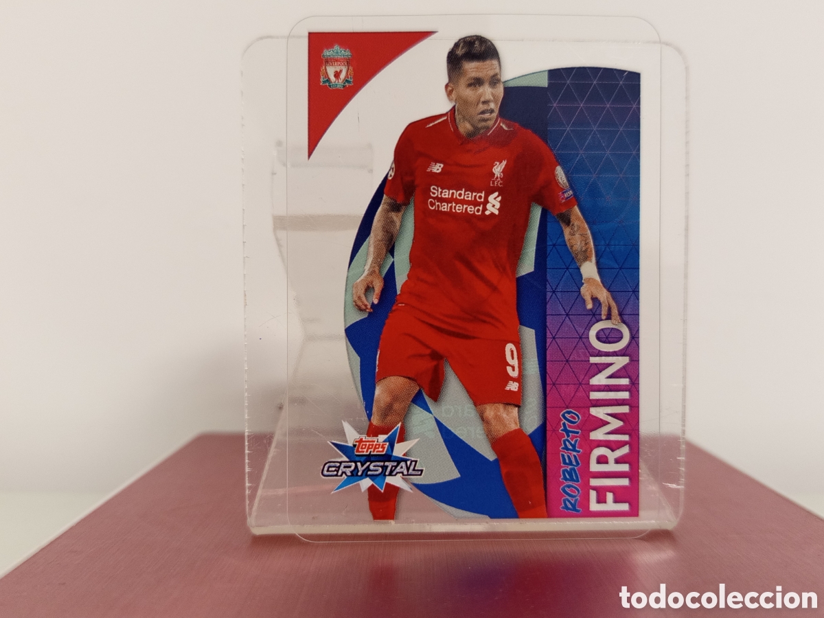 Cromos de F&uacute;tbol: ❇️ CROMO ⚽ FIRMINO LIVERPOOL 18 19 2018 2019 UEFA CHAMPIONS LEAGUE TOPPS CRYSTAL ❇️