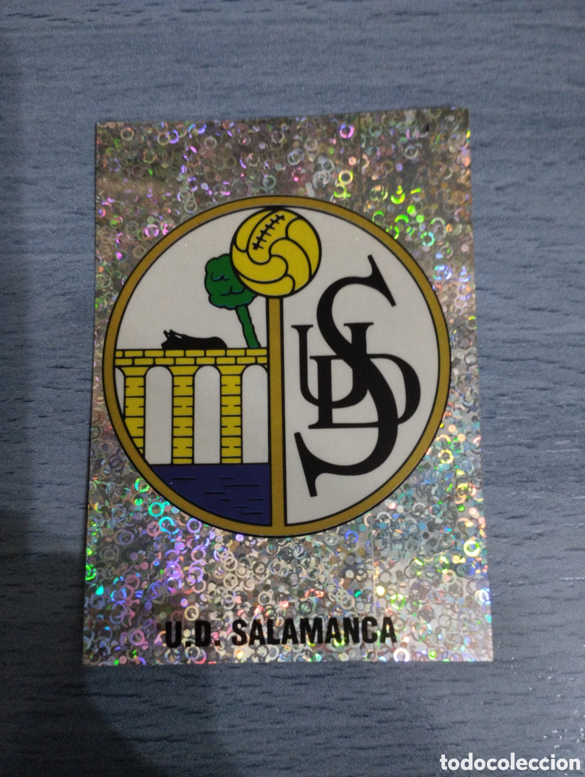Cromos de F&uacute;tbol: Cromo Panini liga 95 96 escudo salamanca sin pegar