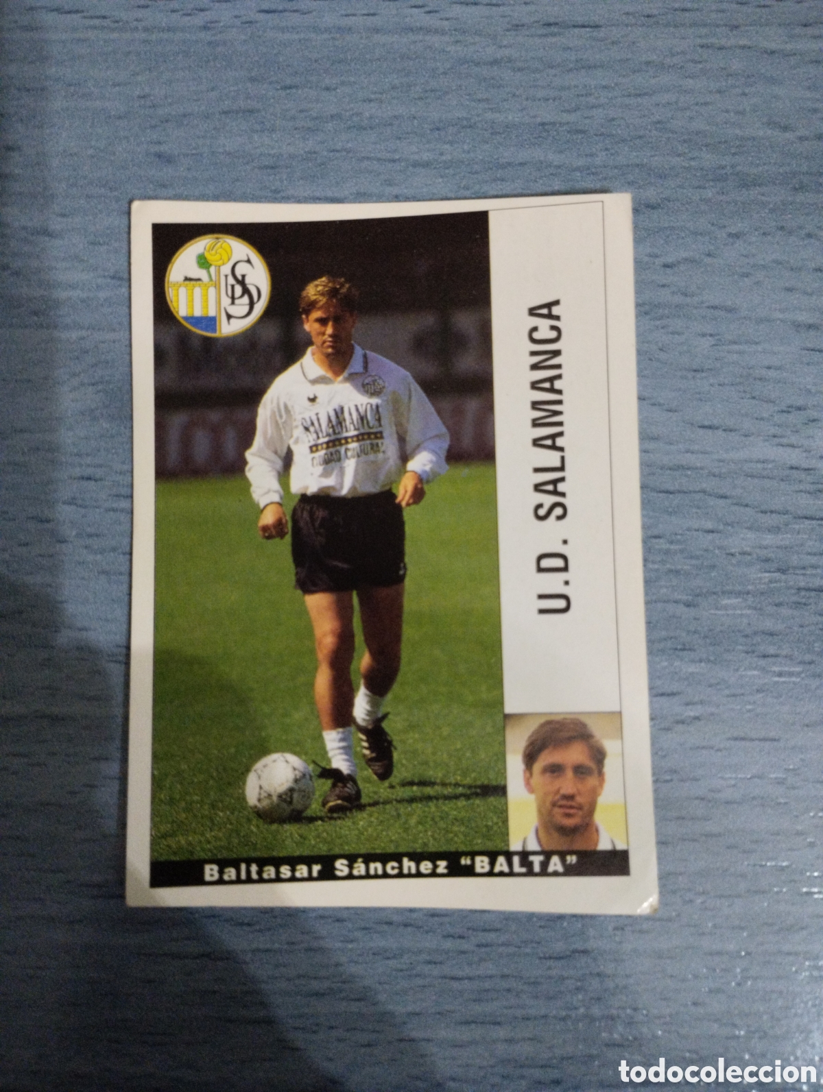 Cromos de F&uacute;tbol: Cromo Panini liga 95 96 baja balta salamanca sin pegar