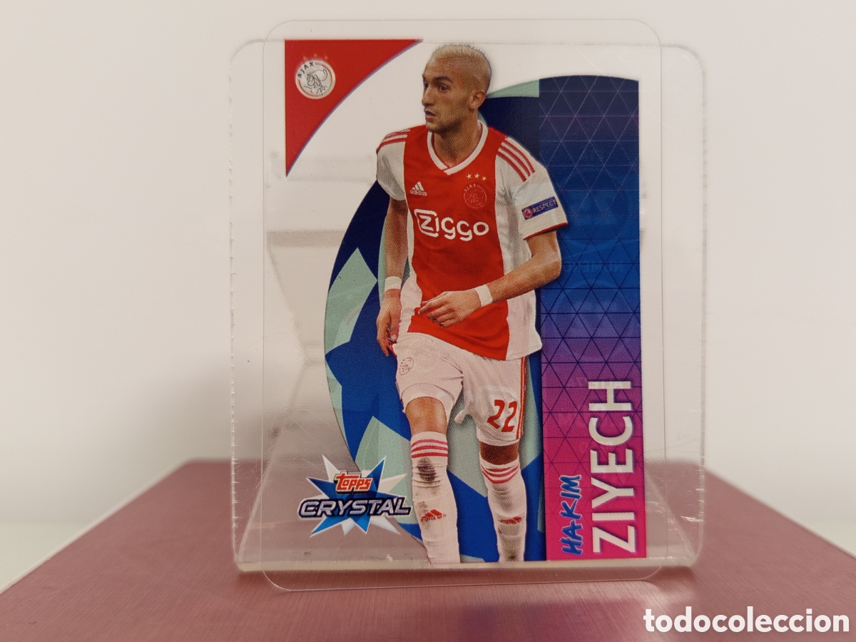 Cromos de F&uacute;tbol: ❇️ CROMO ⚽ ZIYECH AJAX DE AMSTERDAM 98 18 19 2018 2019 UEFA CHAMPIONS LEAGUE TOPPS CRYSTAL ❇️