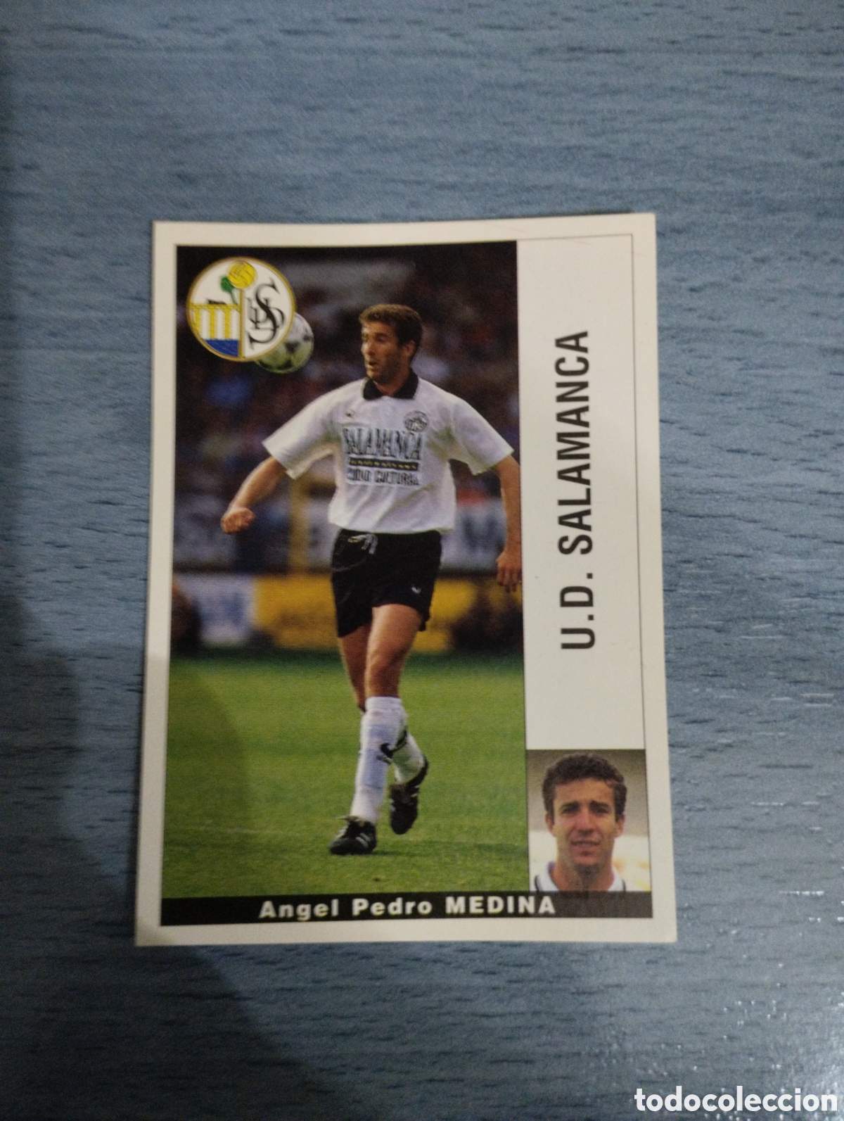 Cromos de F&uacute;tbol: Cromo Panini liga 95 96 medina salamanca sin pegar