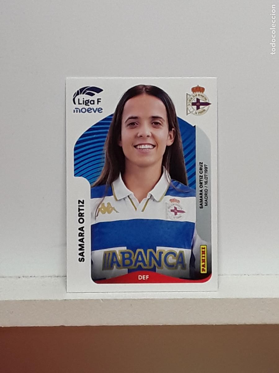 Cromos de F&uacute;tbol: LIGA FEMENINA 2025 2026 F 25 26 ALBUM PANINI LIGA N 126 DEPORTIVO SAMARA ORTIZ
