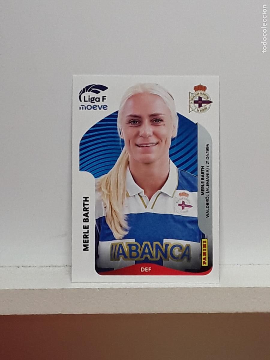 Cromos de F&uacute;tbol: LIGA FEMENINA 2025 2026 F 25 26 ALBUM PANINI LIGA N 127 DEPORTIVO MERLE BARTH