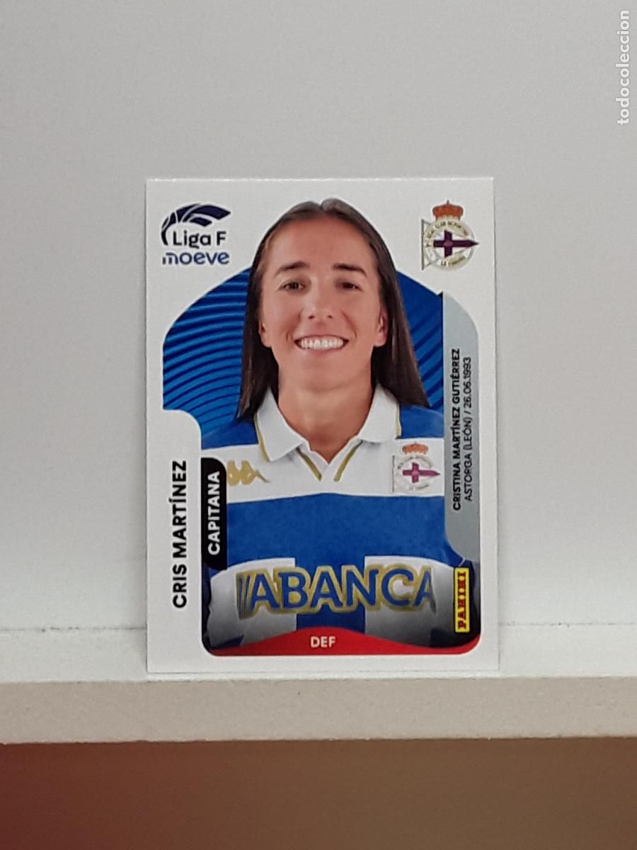 Cromos de F&uacute;tbol: LIGA FEMENINA 2025 2026 F 25 26 ALBUM PANINI LIGA N 129A 129 A DEPORTIVO CRIS MARTINEZ