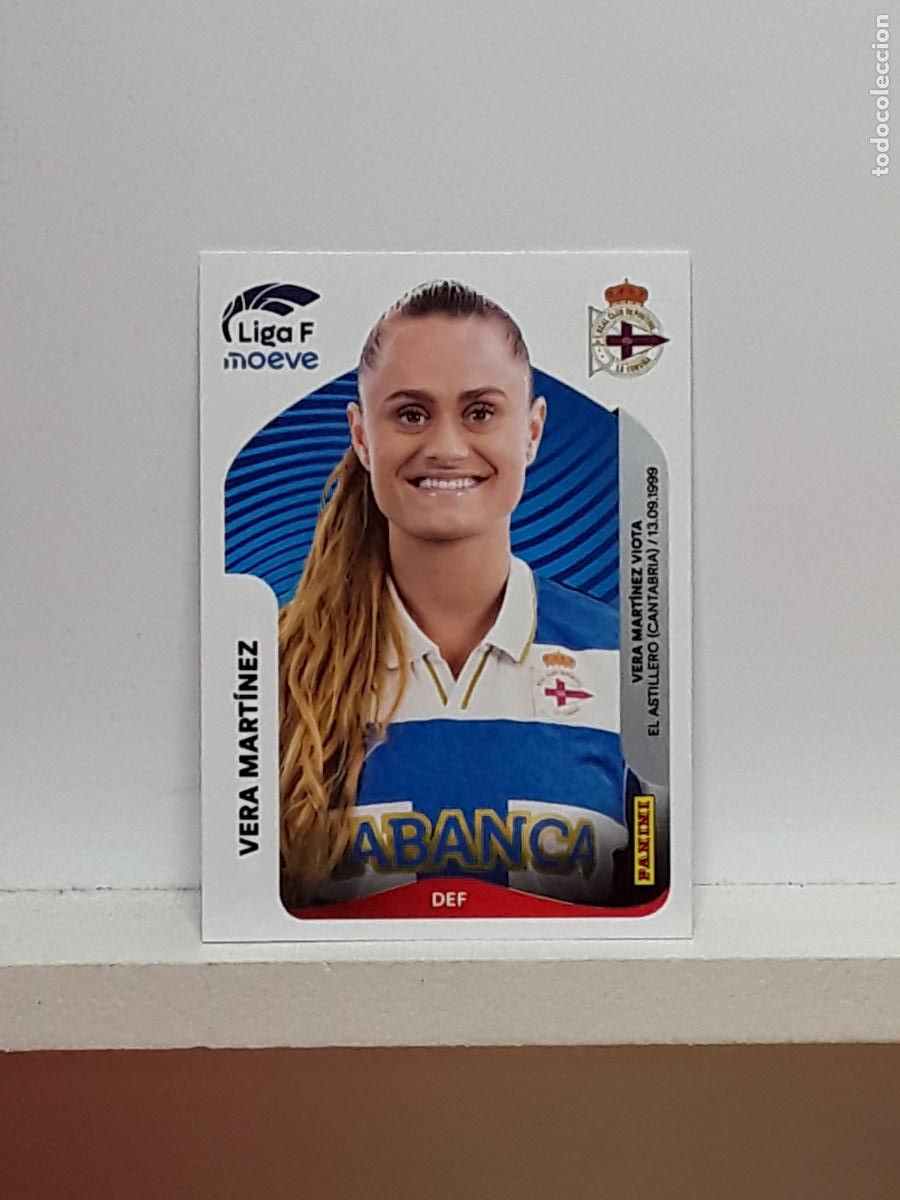 Cromos de F&uacute;tbol: LIGA FEMENINA 2025 2026 F 25 26 ALBUM PANINI LIGA N 130 DEPORTIVO VERA MARTINEZ