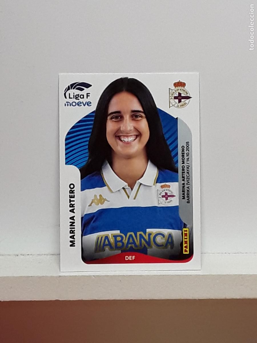 Cromos de F&uacute;tbol: LIGA FEMENINA 2025 2026 F 25 26 ALBUM PANINI LIGA N 131A 131 A DEPORTIVO MARINA ARTERO