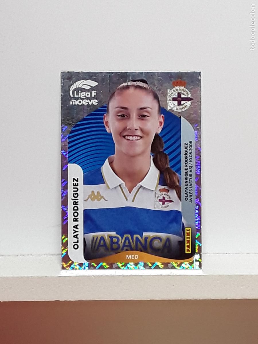 Cromos de F&uacute;tbol: LIGA FEMENINA 2025 2026 F 25 26 ALBUM PANINI LIGA N 135 DEPORTIVO OLAYA RODRIGUEZ