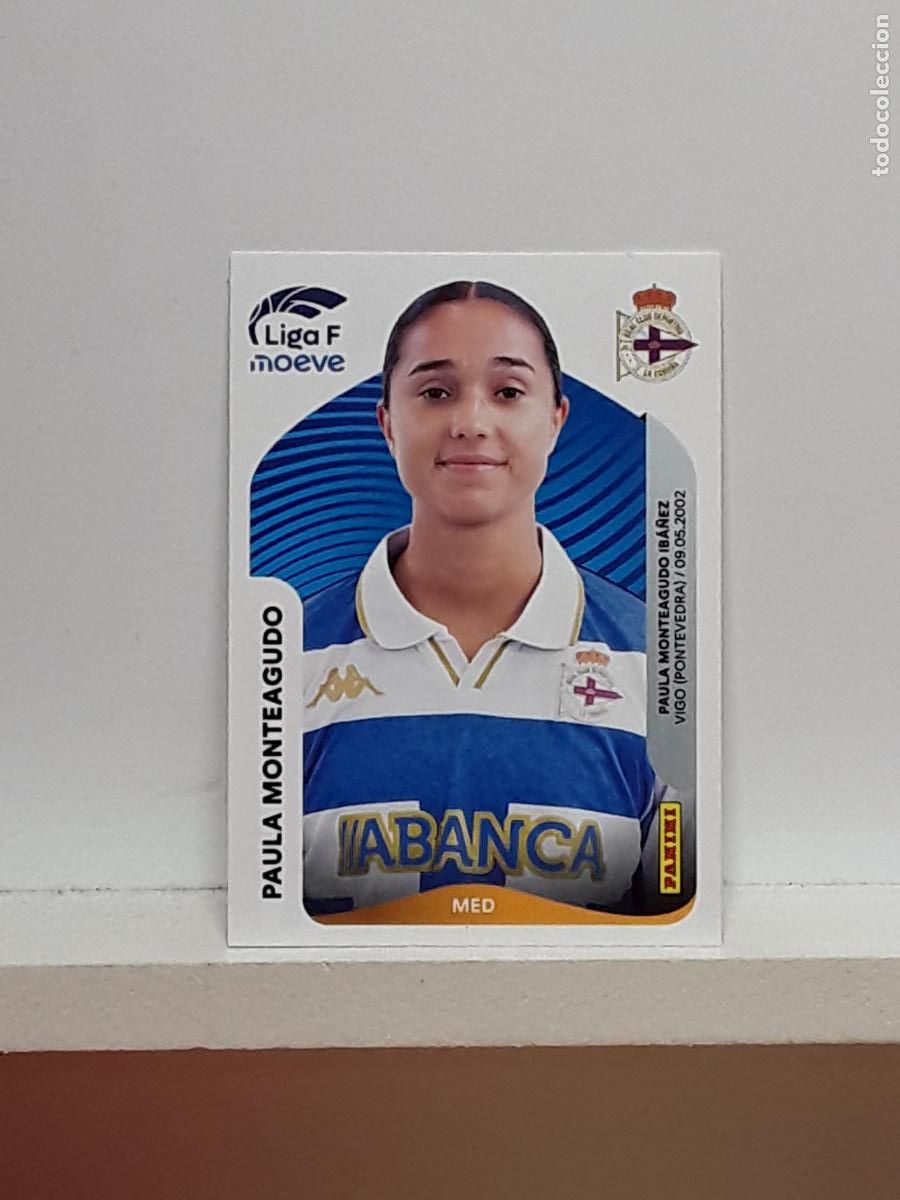 Cromos de F&uacute;tbol: LIGA FEMENINA 2025 2026 F 25 26 ALBUM PANINI LIGA N 136 DEPORTIVO PAULA MONTEAGUDO
