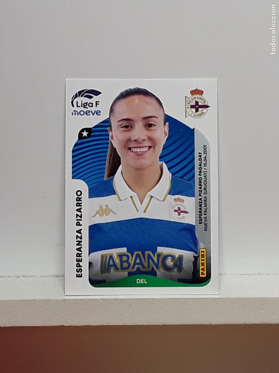 Cromos de F&uacute;tbol: LIGA FEMENINA 2025 2026 F 25 26 ALBUM PANINI LIGA N 138 DEPORTIVO ESPERANZA PIZARRO