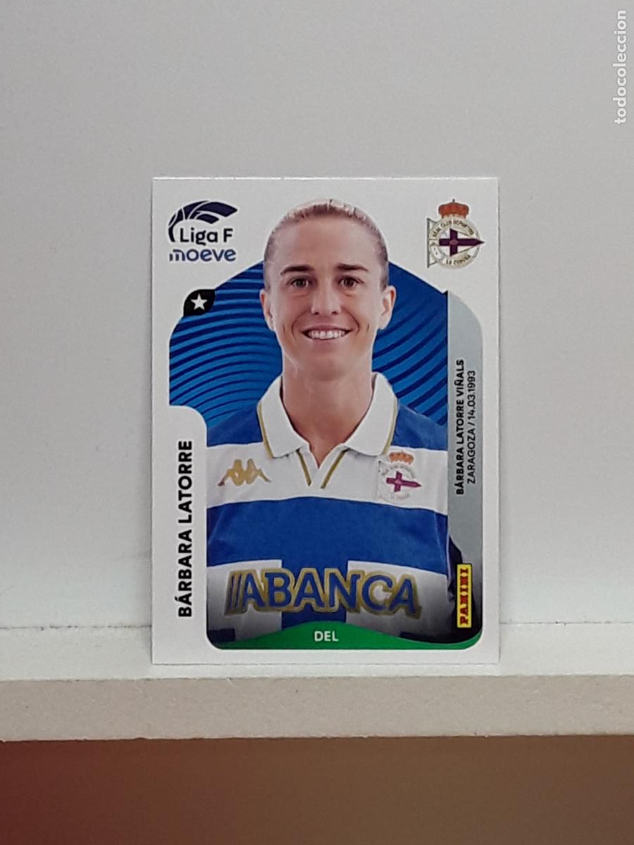 Cromos de F&uacute;tbol: LIGA FEMENINA 2025 2026 F 25 26 ALBUM PANINI LIGA N 139 DEPORTIVO BARBARA LATORRE