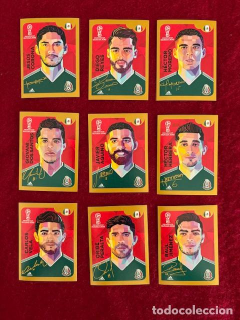 Cromos de F&uacute;tbol: ED PANINI MUNDIAL RUSIA 2018 - SET DE COCA COLA - MEXICO