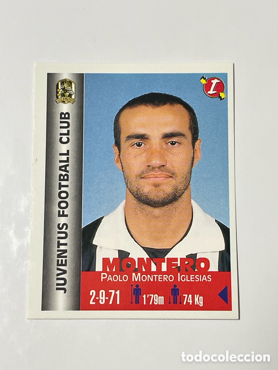 Cromos de F&uacute;tbol: Paolo Montero Juventus Panini Equipos de Europa 1999 #150