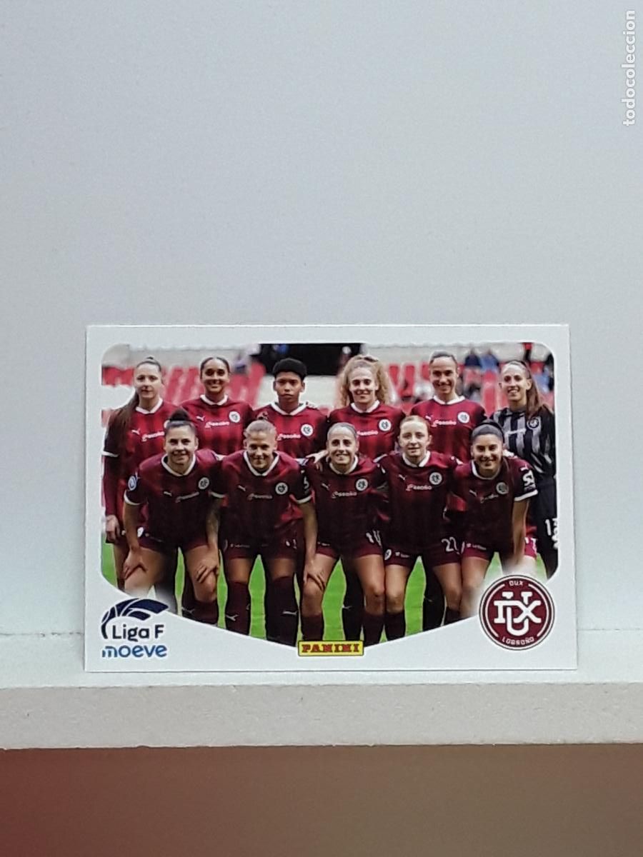 Cromos de F&uacute;tbol: LIGA FEMENINA 2025 2026 F 25 26 ALBUM PANINI LIGA N 143 LOGRO&Ntilde;O ALINEACION EQUIPO