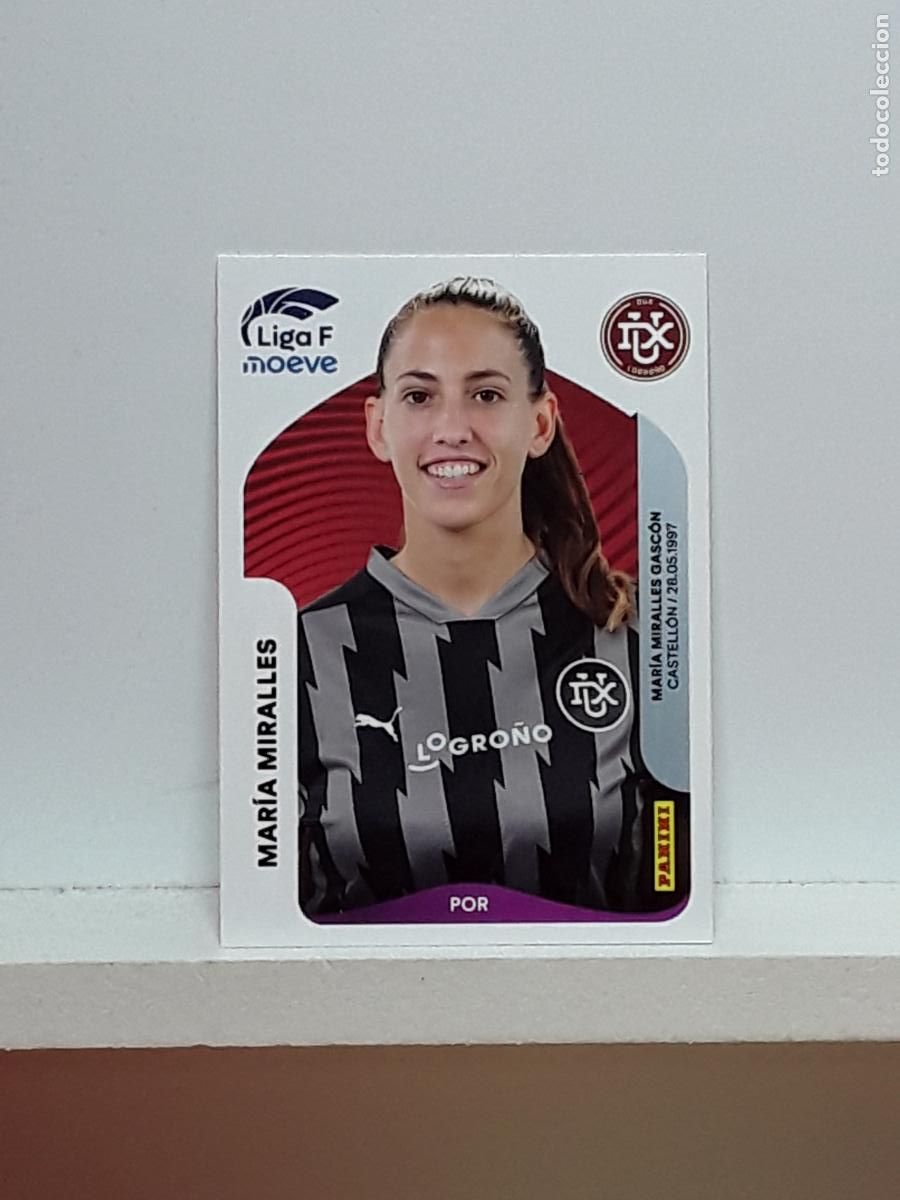 Cromos de F&uacute;tbol: LIGA FEMENINA 2025 2026 F 25 26 ALBUM PANINI LIGA N 144 LOGRO&Ntilde;O MARIA MIRALLES
