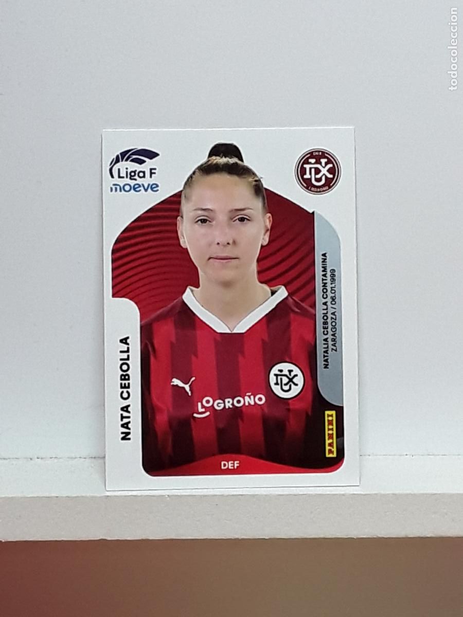 Cromos de F&uacute;tbol: LIGA FEMENINA 2025 2026 F 25 26 ALBUM PANINI LIGA N 148 LOGRO&Ntilde;O NATA CEBOLLA