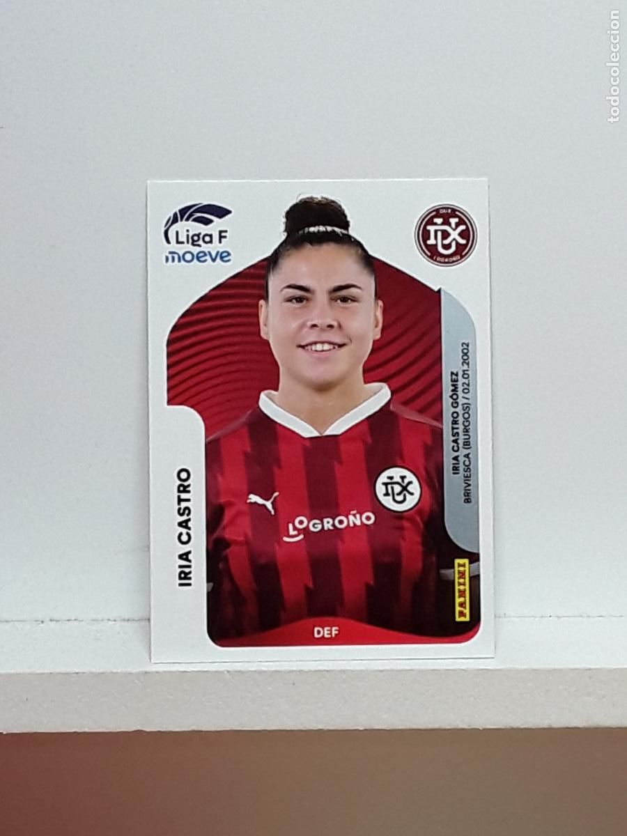 Cromos de F&uacute;tbol: LIGA FEMENINA 2025 2026 F 25 26 ALBUM PANINI LIGA N 149 LOGRO&Ntilde;O IRIA CASTRO