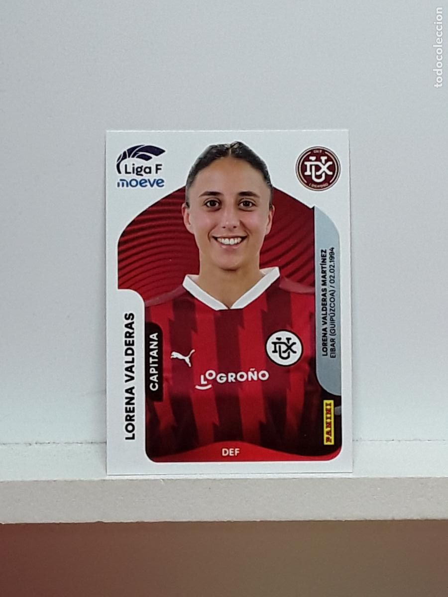 Cromos de F&uacute;tbol: LIGA FEMENINA 2025 2026 F 25 26 ALBUM PANINI LIGA N 151 LOGRO&Ntilde;O LORENA VALDERAS