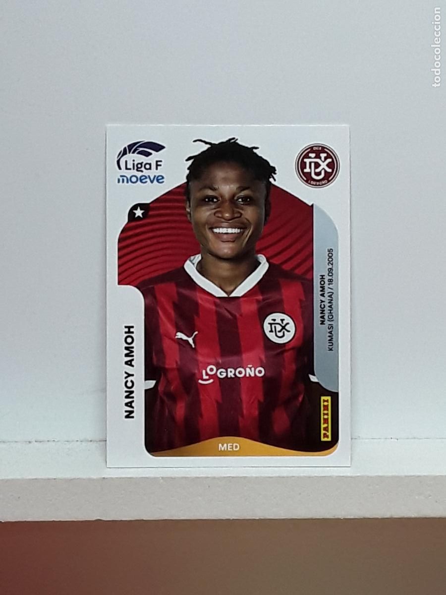 Cromos de F&uacute;tbol: LIGA FEMENINA 2025 2026 F 25 26 ALBUM PANINI LIGA N 152 LOGRO&Ntilde;O NANCY AMOH