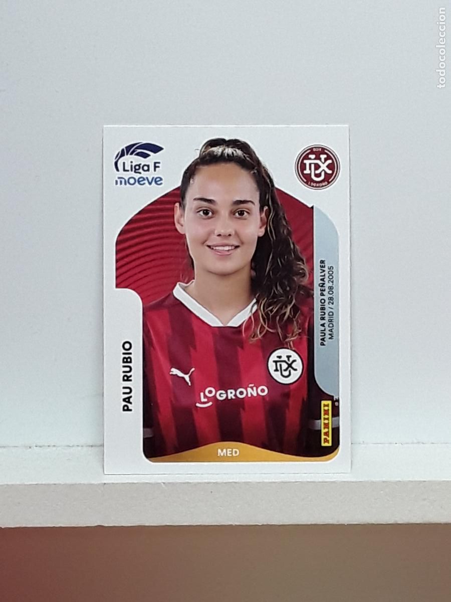 Cromos de F&uacute;tbol: LIGA FEMENINA 2025 2026 F 25 26 ALBUM PANINI LIGA N 155A 155 A LOGRO&Ntilde;O PAU RUBIO