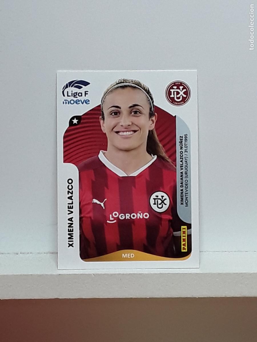 Cromos de F&uacute;tbol: LIGA FEMENINA 2025 2026 F 25 26 ALBUM PANINI LIGA N 156A 156 A LOGRO&Ntilde;O XIMENA VELAZCO