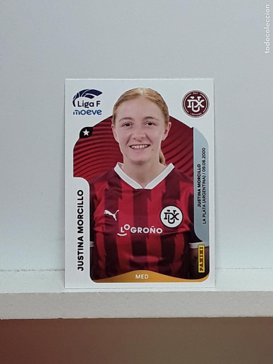 Cromos de F&uacute;tbol: LIGA FEMENINA 2025 2026 F 25 26 ALBUM PANINI LIGA N 156B 156 B LOGRO&Ntilde;O JUSTINA MORCILLO