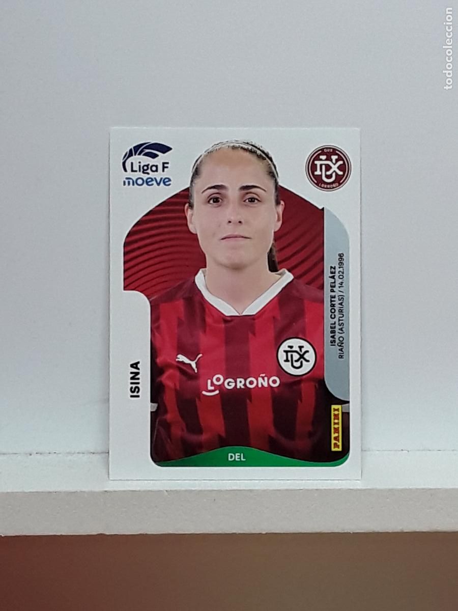 Cromos de F&uacute;tbol: LIGA FEMENINA 2025 2026 F 25 26 ALBUM PANINI LIGA N 159 LOGRO&Ntilde;O ISINA
