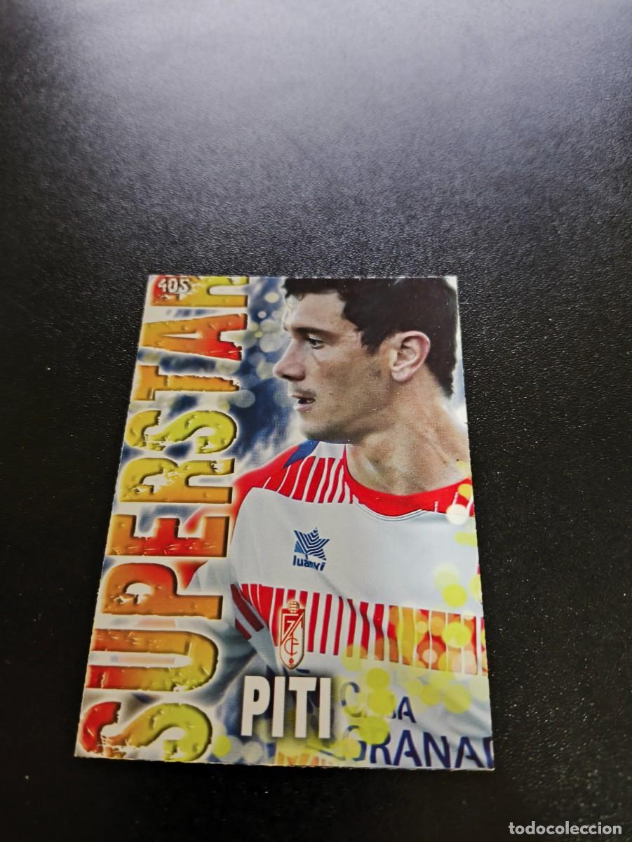 Cromos de F&uacute;tbol: 405 PITI SUPERSTAR FONDO MATE GRANADA MUNDICROMO LIGA 2013 2014 13 14 NO PANINI ESTE
