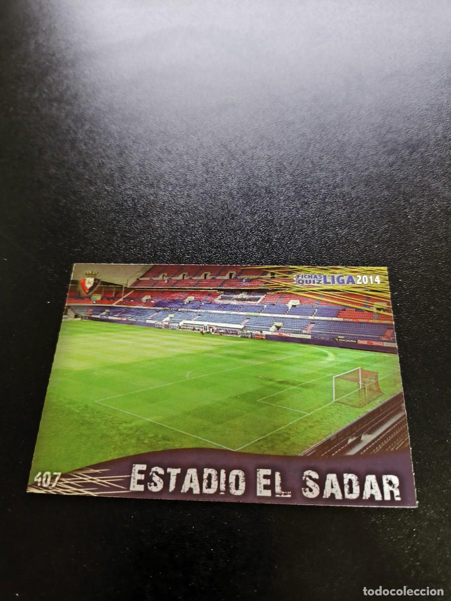 Football Stickers: 407 EL SADAR BRILLO LISO OSASUNA MUNDICROMO LIGA 2013 2014 13 14 NO PANINI ESTE