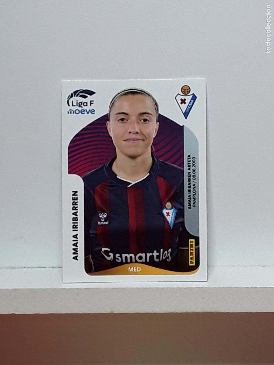 Cromos de F&uacute;tbol: LIGA FEMENINA 2025 2026 F 25 26 ALBUM PANINI LIGA N 175 EIBAR AMAIA IRIBARREN