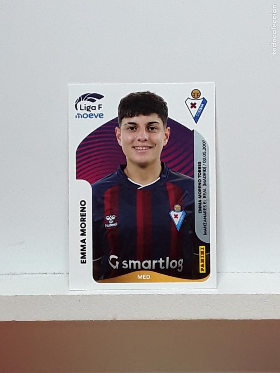 Cromos de F&uacute;tbol: LIGA FEMENINA 2025 2026 F 25 26 ALBUM PANINI LIGA N 176 EIBAR EMMA MORENO