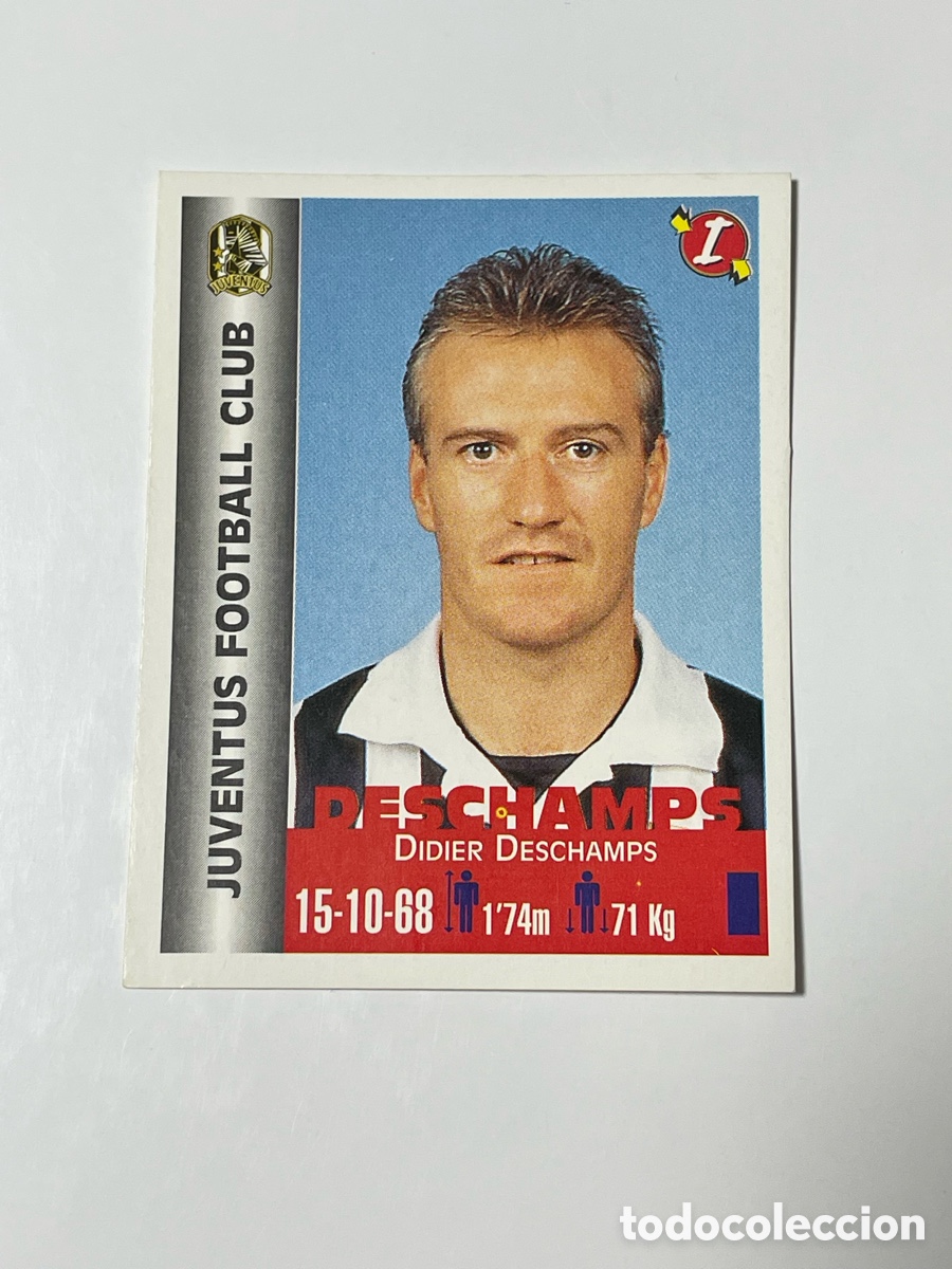 Cromos de F&uacute;tbol: Didier Deschamps Juventus Panini Equipos de Europa 1999 #154