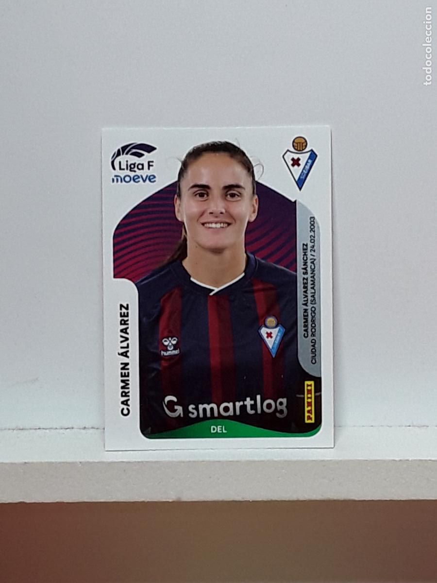 Cromos de F&uacute;tbol: LIGA FEMENINA 2025 2026 F 25 26 ALBUM PANINI LIGA N 180A 180 A EIBAR CARMEN ALVAREZ