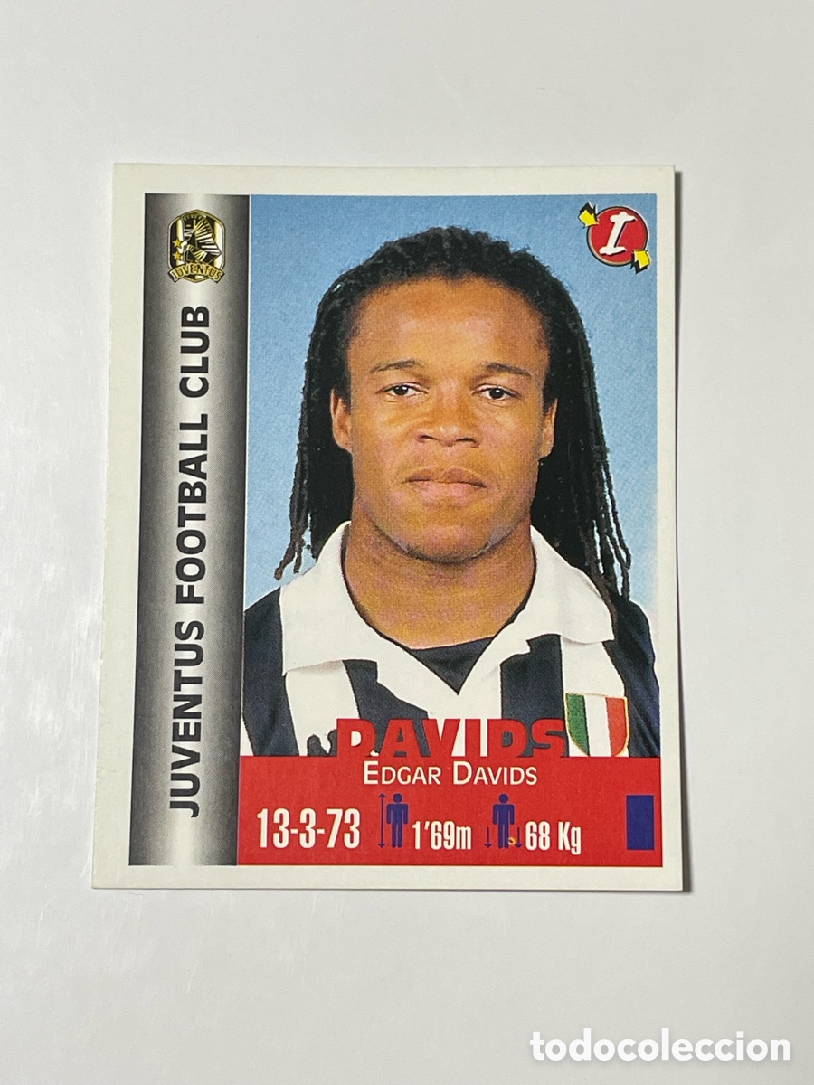 Cromos de F&uacute;tbol: Edgar Davids Juventus Panini Equipos de Europa 1999 #156