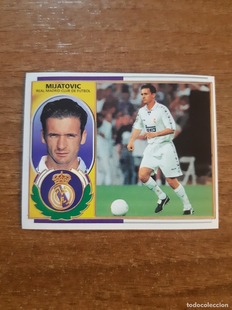 Cromos de F&uacute;tbol: MIJATOVIC REAL MADRID VERSI&Oacute;N LIGA 96-97 ESTE. NUNCA PEGADO, SIN PEGAR