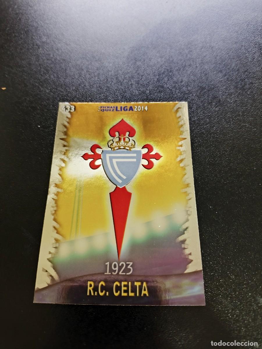 Cromos de F&uacute;tbol: 433 ESCUDO BRILLO LISO CELTA DE VIGO MUNDICROMO LIGA 2013 2014 13 14 NO PANINI ESTE