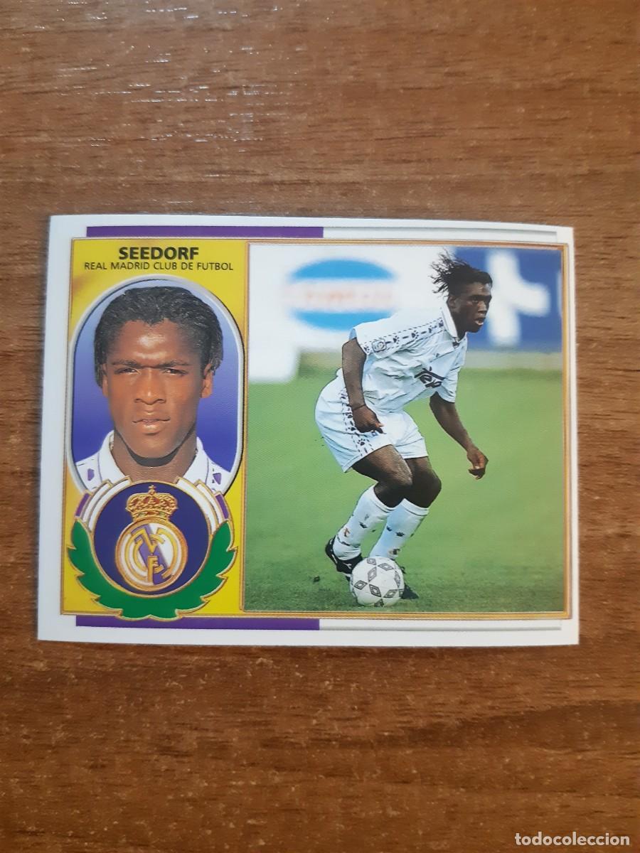 Cromos de F&uacute;tbol: SEEDORF REAL MADRID VERSI&Oacute;N LIGA 96-97 ESTE. NUNCA PEGADO, SIN PEGAR