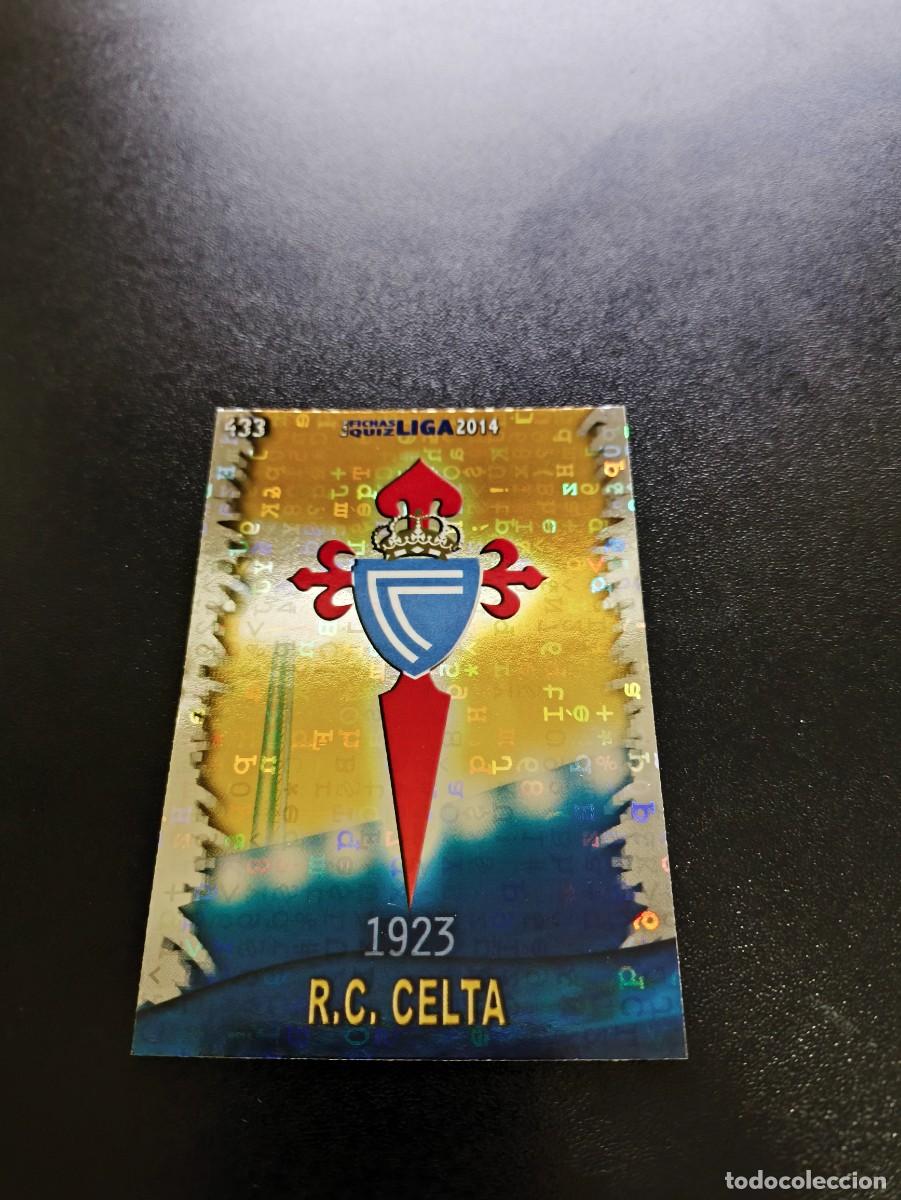 Cromos de F&uacute;tbol: 433 ESCUDO BRILLO LISO LETRAS CELTA DE VIGO MUNDICROMO LIGA 2013 2014 13 14 NO PANINI ESTE