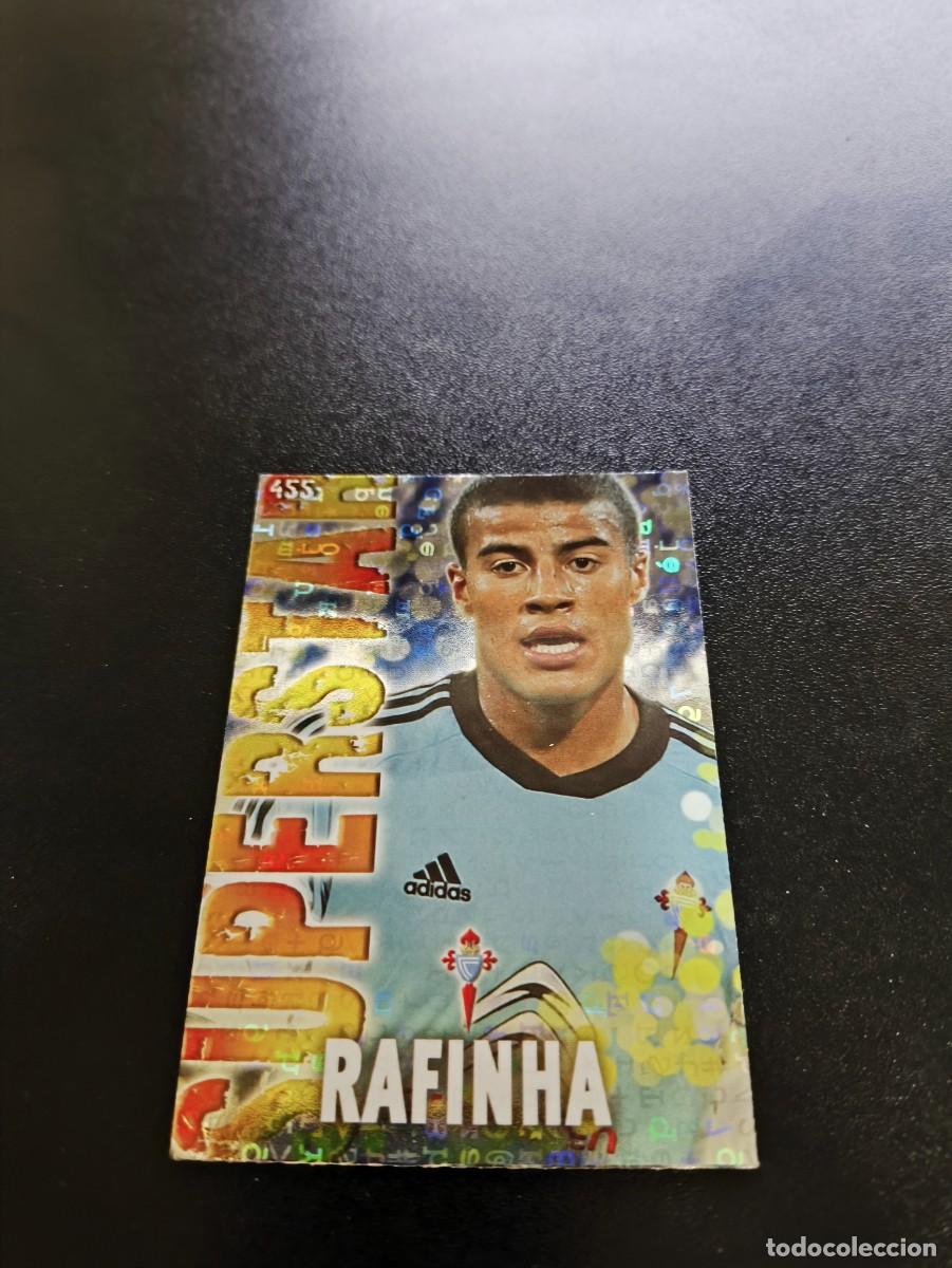 Cromos de F&uacute;tbol: 455 RAFINHA SUPERSTAR FONDO LETRAS CELTA DE VIGO MUNDICROMO LIGA 2013 2014 13 14 NO PANINI ESTE