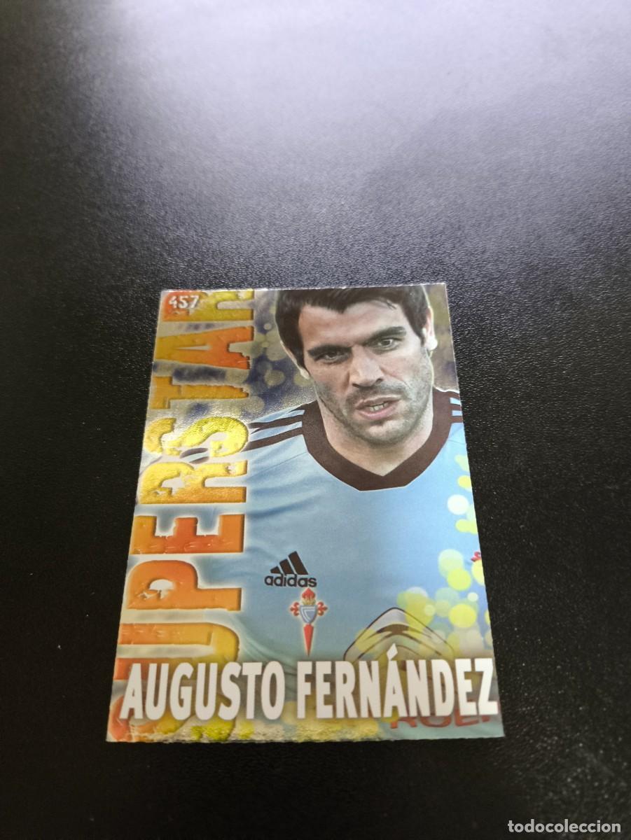 Cromos de F&uacute;tbol: 457 AUGUSTO SUPERSTAR BRILLO LISO CELTA DE VIGO MUNDICROMO LIGA 2013 2014 13 14 NO PANINI ESTE