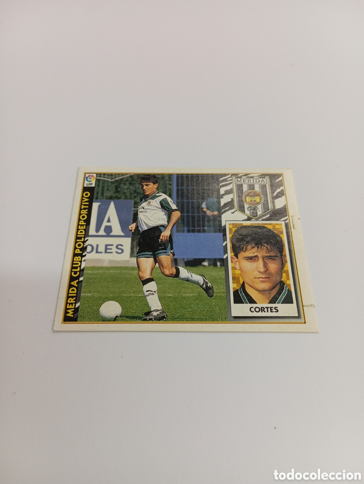Cromos de F&uacute;tbol: CORTES COLOCA M&eacute;rida Liga Este 1997 1998 NUEVO SIN PEGAR 97 98