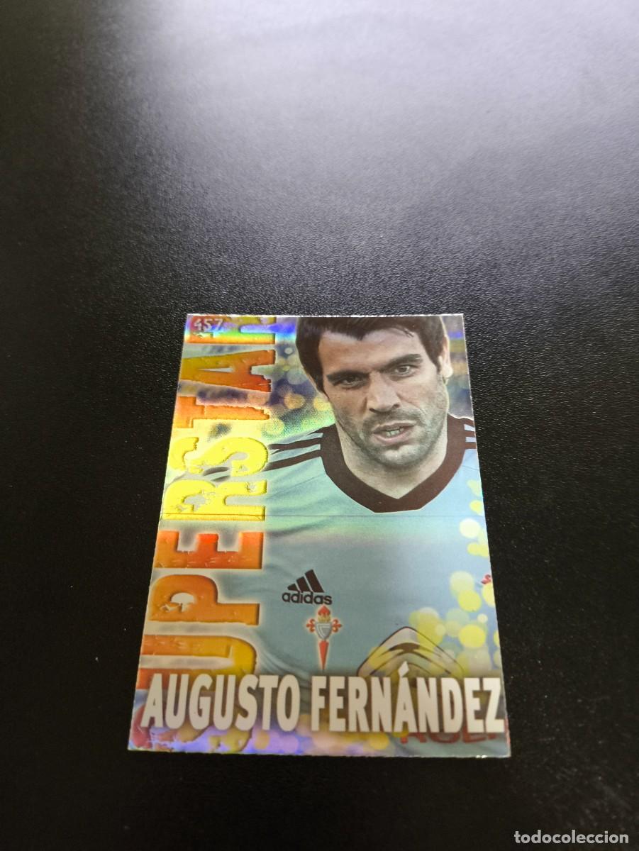 Cromos de F&uacute;tbol: 457 AUGUSTO SUPERSTAR FONDO RAYAS CELTA DE VIGO MUNDICROMO LIGA 2013 2014 13 14 NO PANINI ESTE