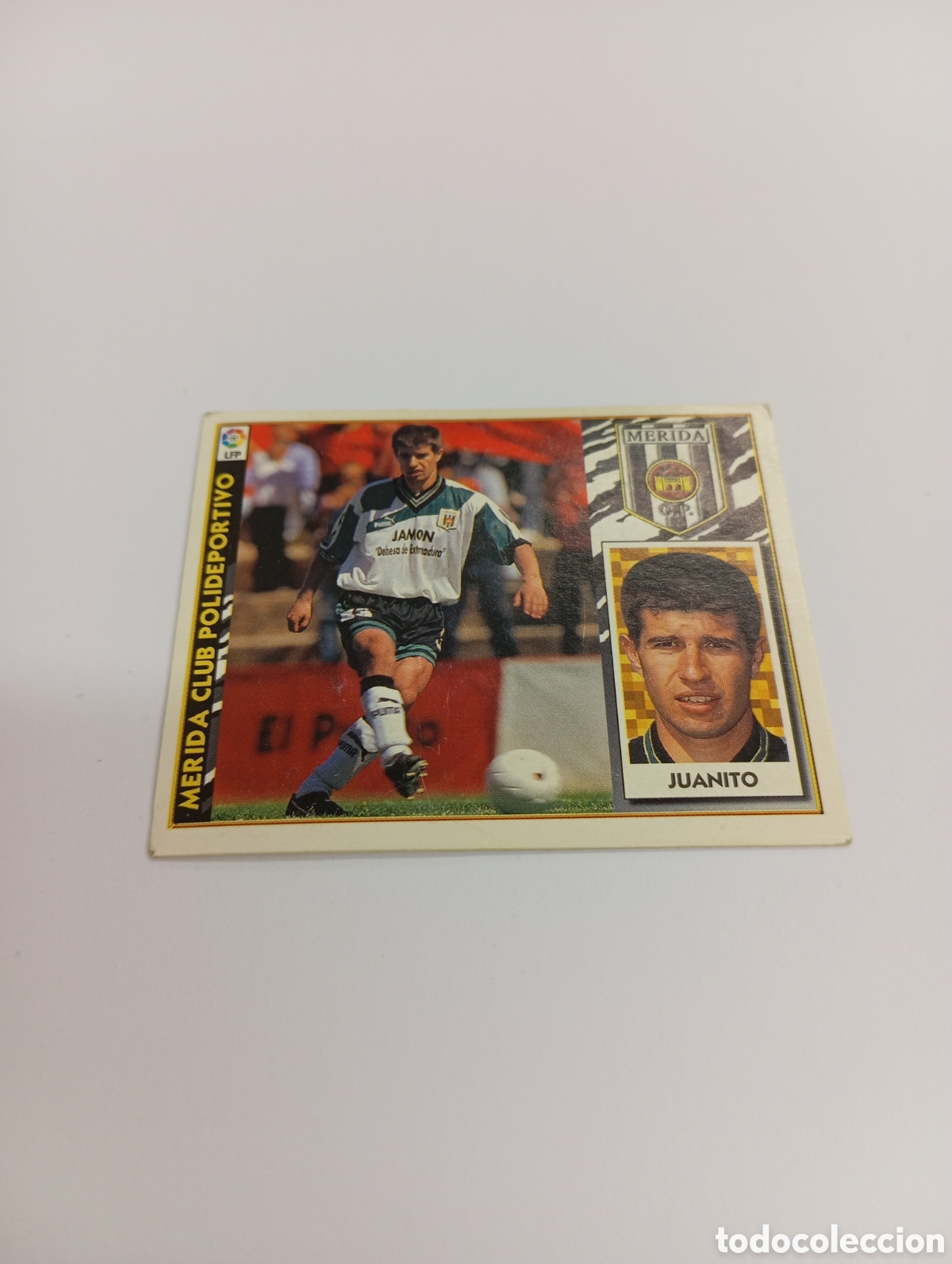 Cromos de F&uacute;tbol: JUANITO BAJA M&eacute;rida Liga Este 1997 1998 NUEVO SIN PEGAR 97 98