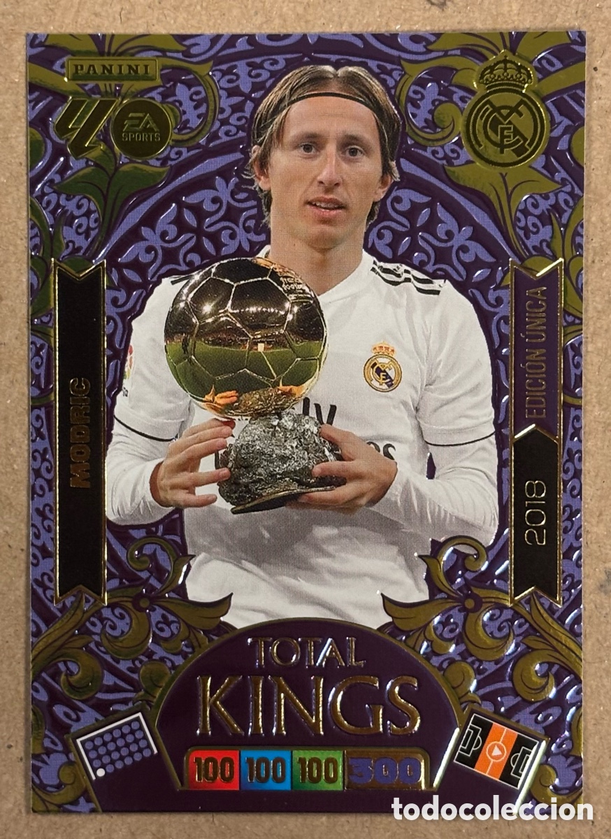 Cromos de F&uacute;tbol: LUKA MODRIC (REAL MADRID). CARTA TOTAL KINGS PANINI ADRENALYN XL LIGA 2025/26.