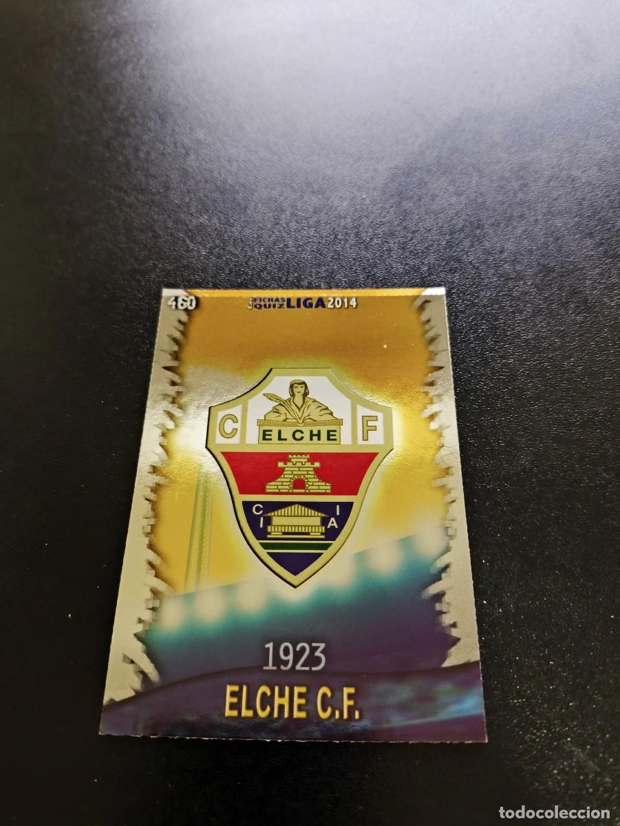 Cromos de F&uacute;tbol: 460 ESCUDO BRILLO LISO ELCHE MUNDICROMO LIGA 2013 2014 13 14 NO PANINI ESTE