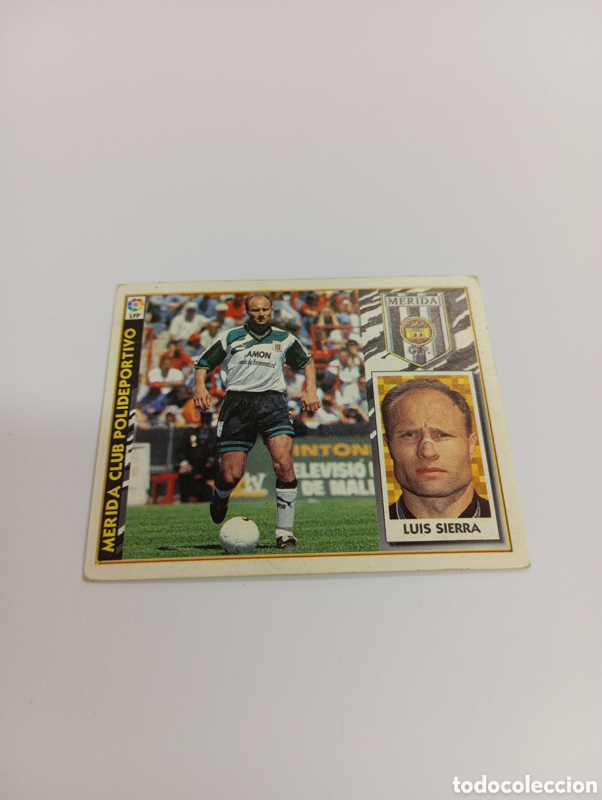 Cromos de F&uacute;tbol: LUIS SIERRA M&eacute;rida Liga Este 1997 1998 NUEVO SIN PEGAR 97 98